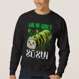 Fråga mig om sushi lång ärmad tröja