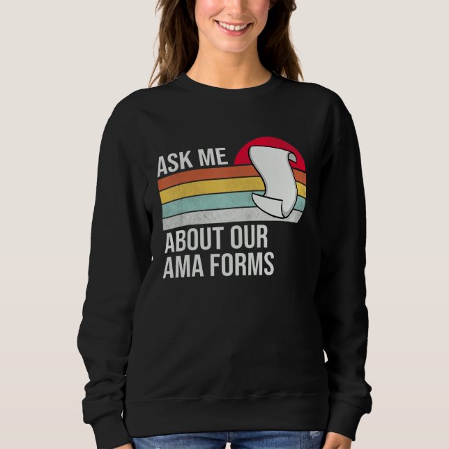 Fråga mig om våra Ama Forms Funny Nurse Swea T Shirt (Framsida)