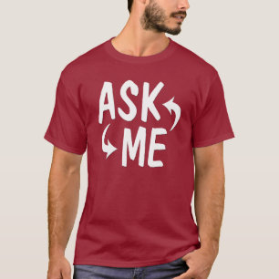 Fråga mig skjortan med pilar t shirt
