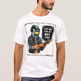 Fråga min fru först - Superskoj Welder Tee for Fam