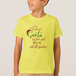 Fråga mormor Santa Shirt... T Shirt