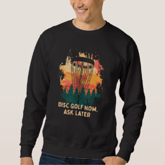 Fråga nu senare Golfer Humor Golf 2 Lång Ärmad Tröja