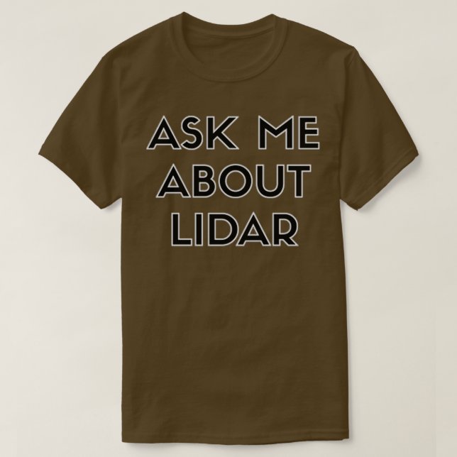 Fråga om LiDar T Shirt (Design framsida)