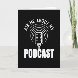 Fråga om min poddsändningsmoderator Podcaster Kort