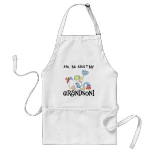 Fråga om min sonsonTshirts och gåvor Förkläde