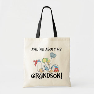 Fråga om min sonsonTshirts och gåvor Tygkasse