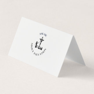 Fråga om räddning visitkort