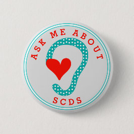 Fråga om SCDS-knappen (Red Text and Aqua) Knapp
