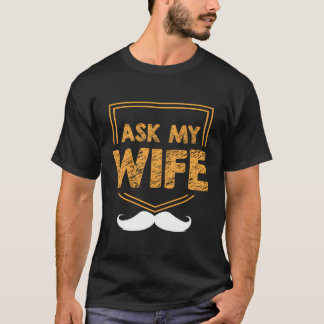 Fråga Pappa Sarcasm pappa T Shirt