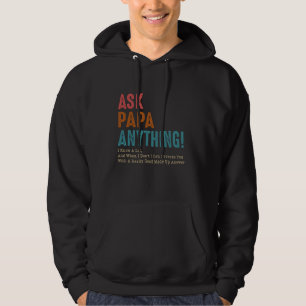Fråga Pappa vad jag vet och vad jag inte vet Hoodie