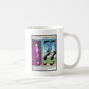 Fråga Polis Roliga Serieteckningar Present & T-shi Kaffemugg