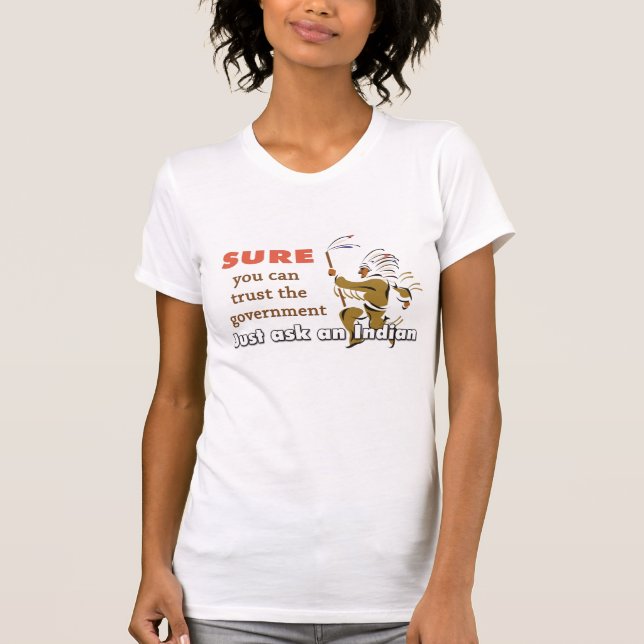 Fråga precis en indier t-shirt (Framsida)
