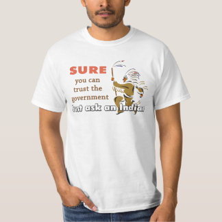 Fråga precis en indier tee shirt