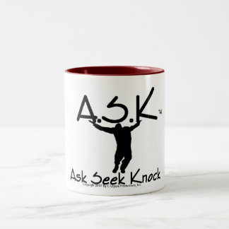 "FRÅGA" samlingen vid "HeOne" brännmärker Två-Tonad Mugg