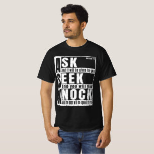 fråga sök knacka T-Shirt