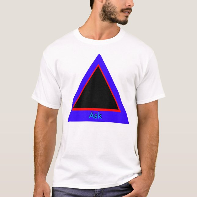 Fråga! UCreate Ask Gibney Zazzle Tee (Framsida)