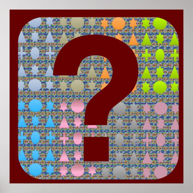 Fråga varför - Stjärtfrågor Poster (Framsidan)