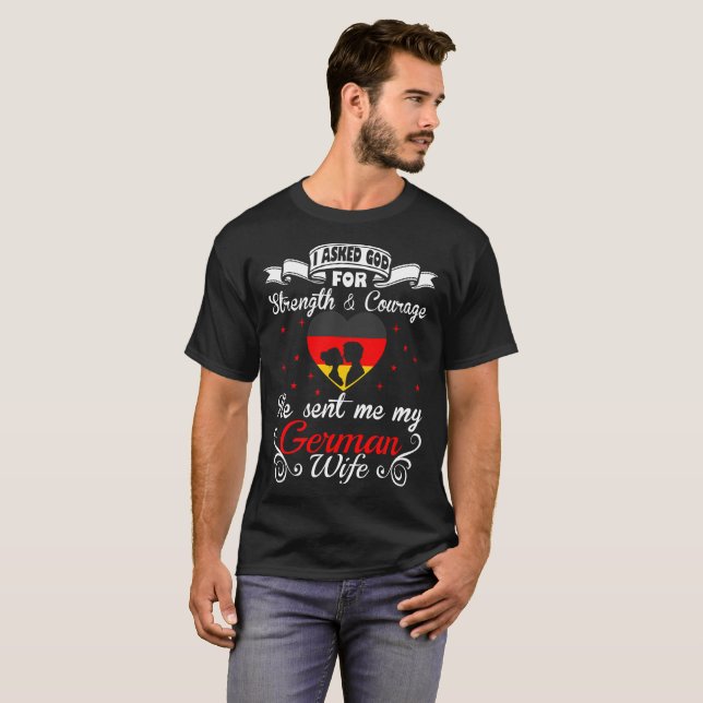 Frågad Tshirt för fru för gudstyrka kurage Tröja (Hel framsida)