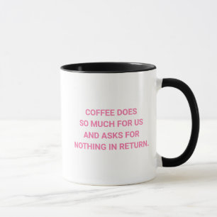Frågar inget retur-sunt kaffe Älskare Mugg