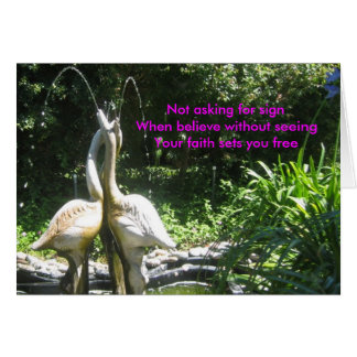 Frågar inte om signering hälsningskort