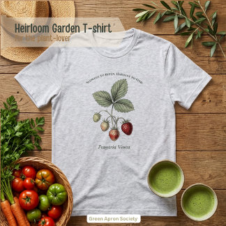 Fragaria Vesca Jordgubbe Botanisk Trädgård T Shirt