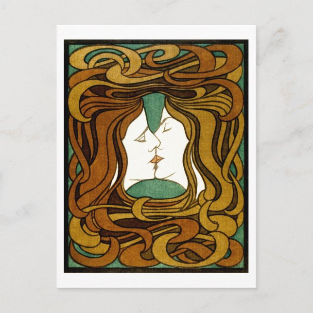 Frågeställaren av Peter Behrens Vykort (Framsida)