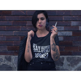 Frågestund efter att jag talat t shirt