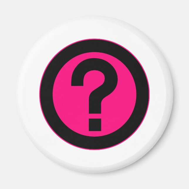 Frågesymbolinterpunktion för frågetecken magnet (Framsidan)