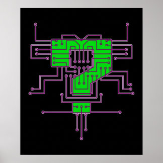 Frågetecken Circuits Poster