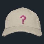 ? Frågetecken Embroided Symbol på Hat Broderad Keps<br><div class="desc">? - frågetecken. Ett frågetecken i stället för en glödlampa som symboliserar förvirring i stället för en underbar idé!</div>