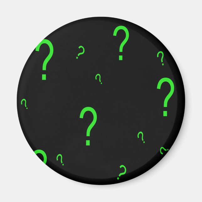 Frågetecken Magnet (Framsidan)