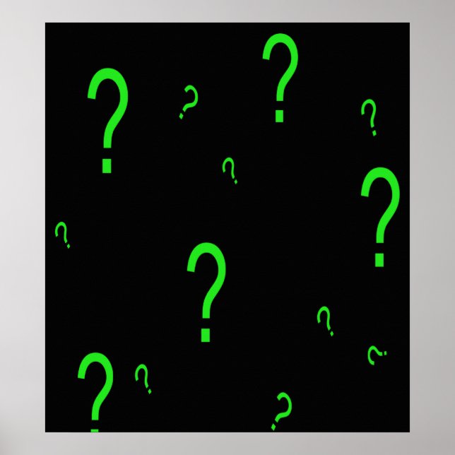 Frågetecken Poster (Framsidan)