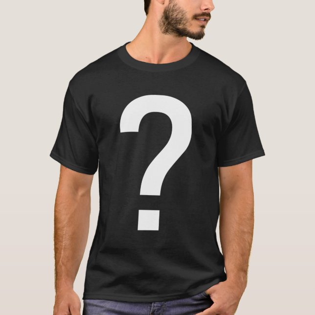 Frågetecken T Shirt (Framsida)