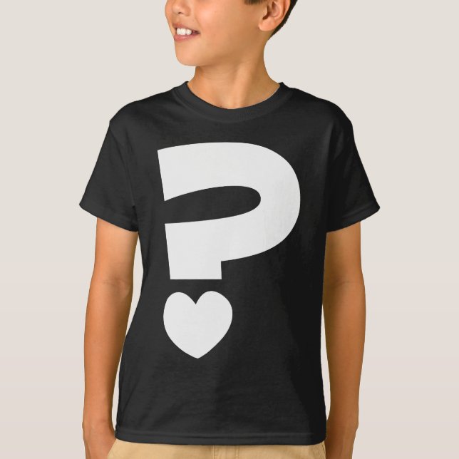 Frågetecken T Shirt (Framsida)