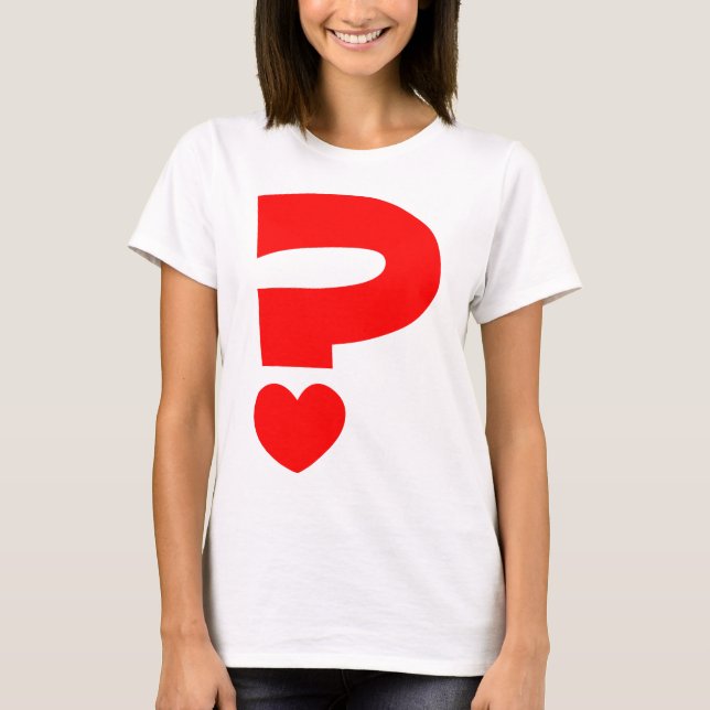 Frågetecken Tee Shirt (Framsida)