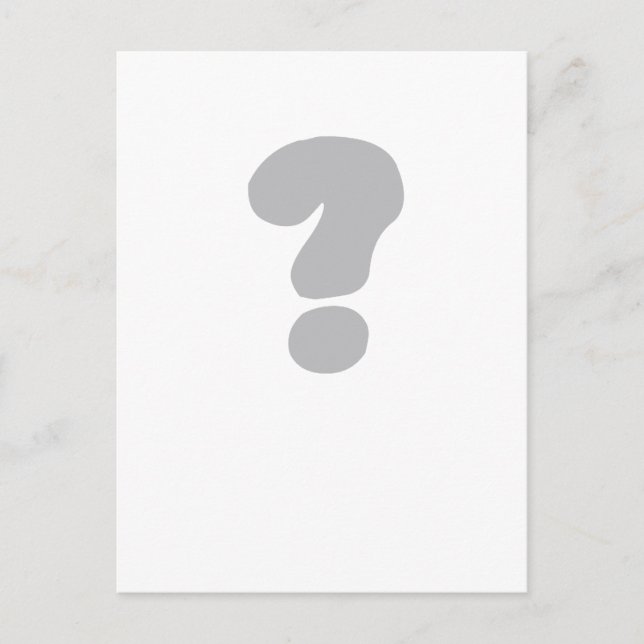 frågetecken? vykort (Framsida)