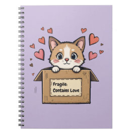 Fragile: Contains Love Anteckningsbok