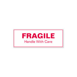 Fragile Handle with Care Business Template Självfärgande Stämpel