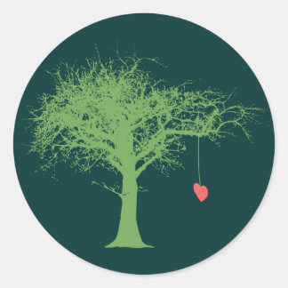Fragile Heart Sticker Runt Klistermärke