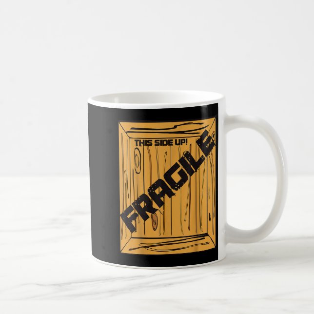 Fragile Shirt Halloween Christmas Costume Movie Sh Kaffemugg (Höger)