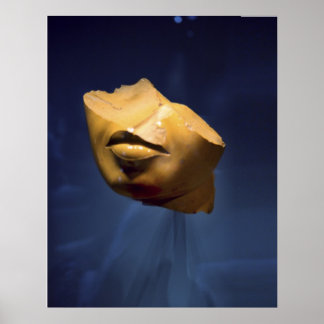 Fragment ansikte av en drottning poster