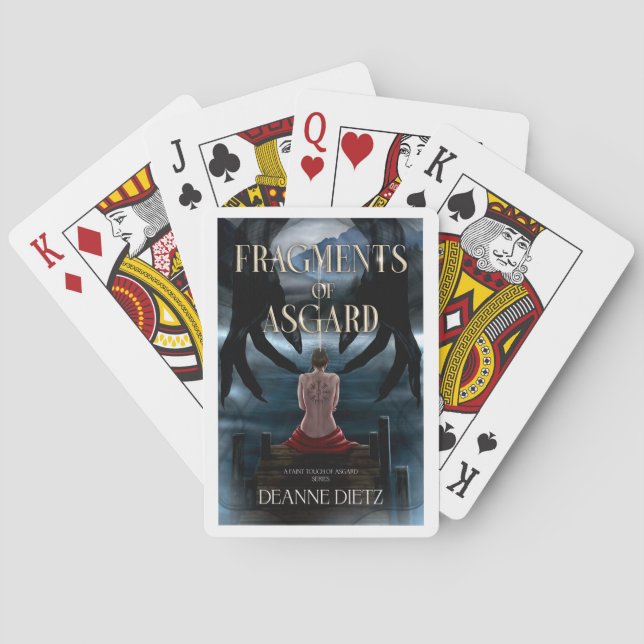 Fragment av Asgard-kort Casinokort (Baksidan)