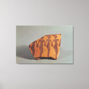 Fragment av krukmakeri canvastryck