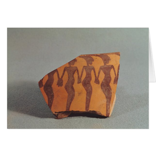 Fragment av krukmakeri hälsningskort (Framsidan Horizontal)