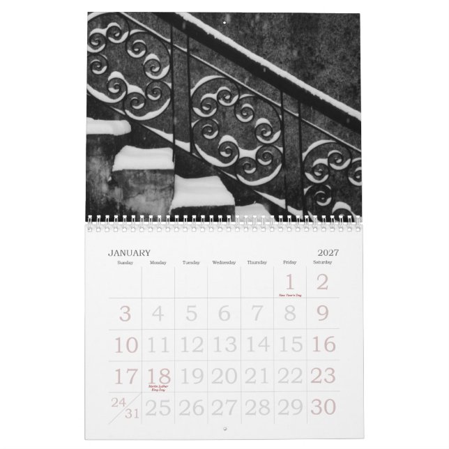 fragment av portland kalender (Jan 2027)
