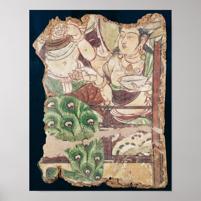 Fragment skildrar ett buddistiskt paradis poster (Framsidan)
