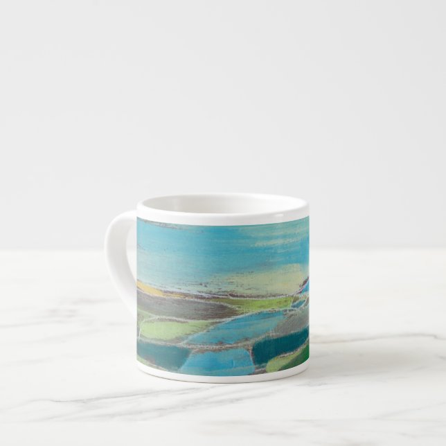 Fragmenterad Fält I Espressomugg (Framsida vänster)