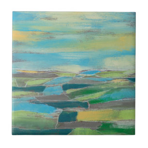 Fragmenterad Fält I Kakelplatta