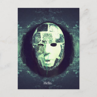 Fragmenterad Hälsning Vykort