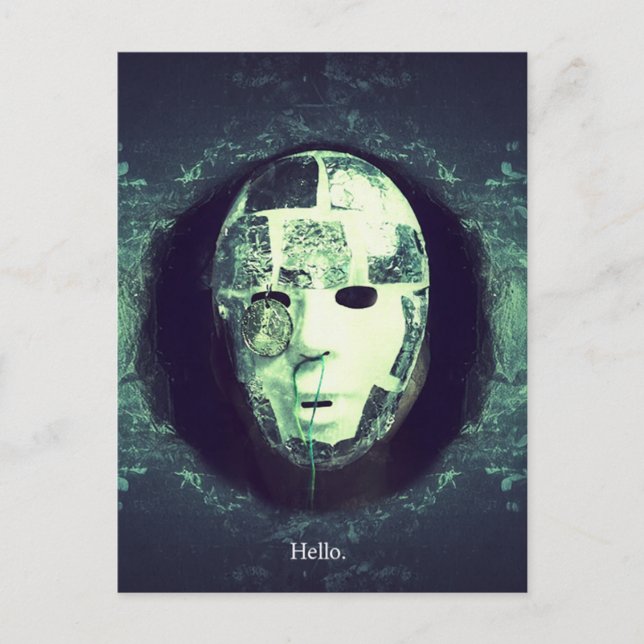 Fragmenterad Hälsning Vykort (Framsida)